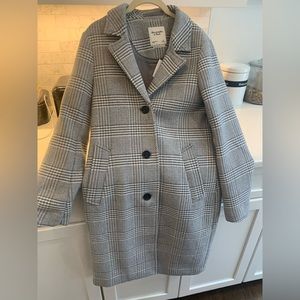 BRAND NEW, NWT, limited edition Abercrombie & Fitch women’s wool dad coat